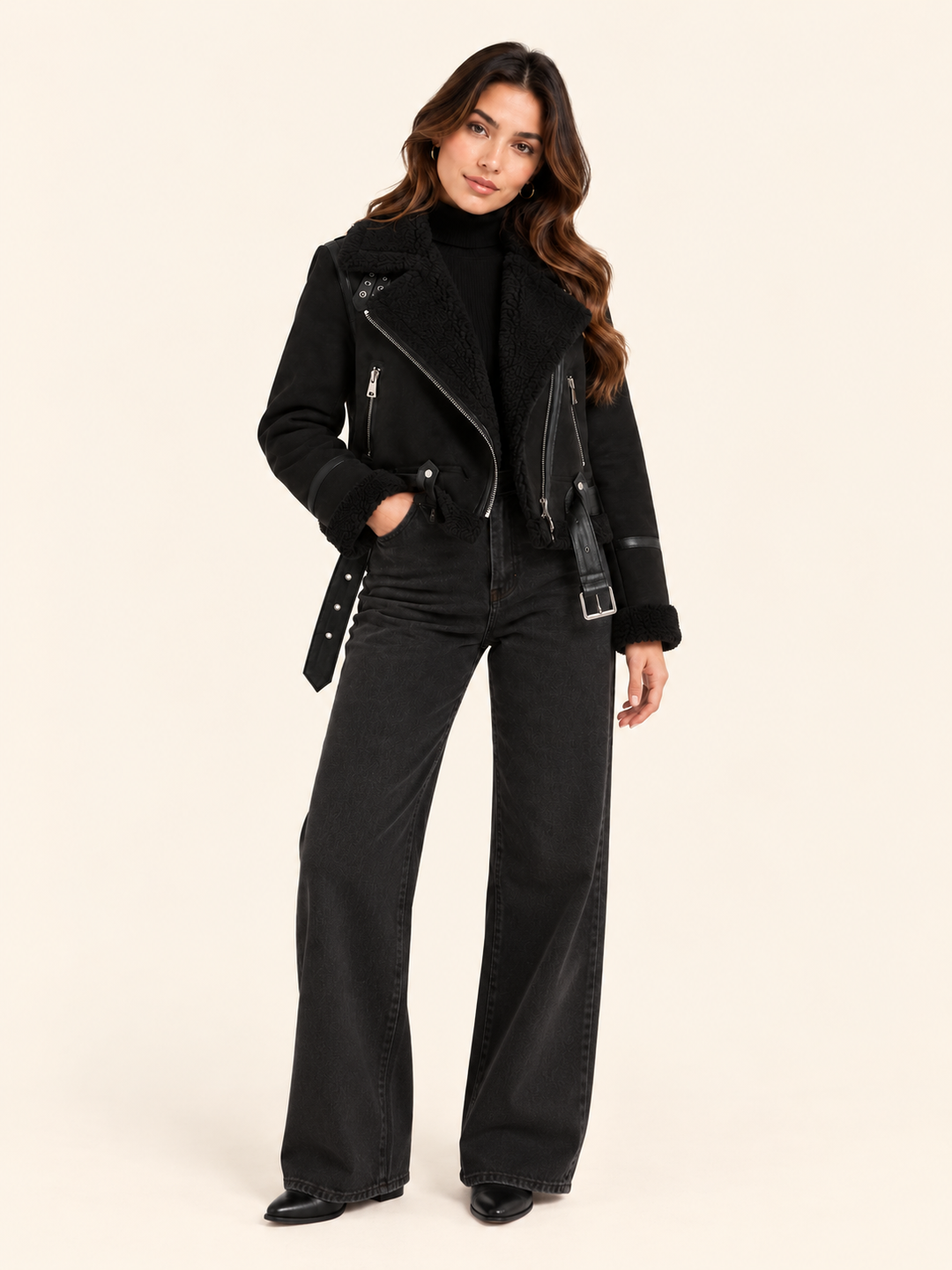 Elara | Wool Bomber Jacket