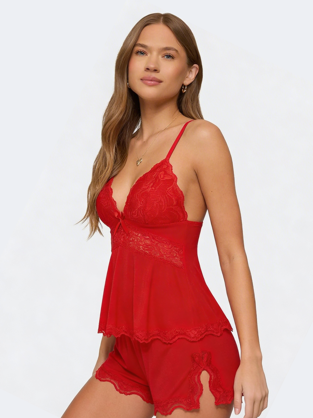 Hélène Midnight Lace Set