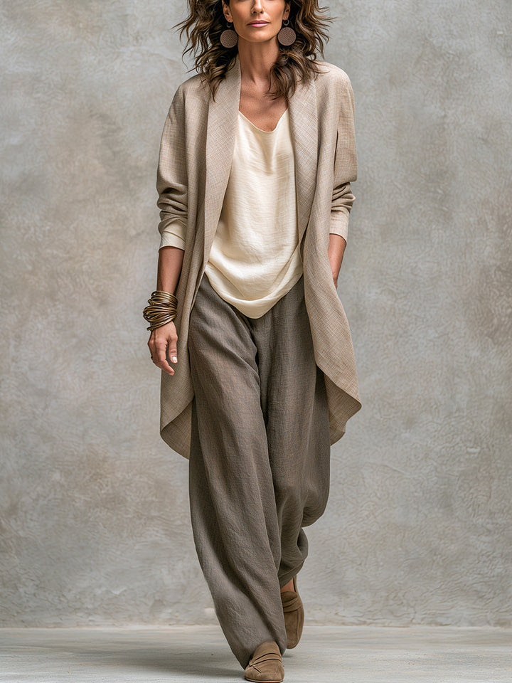 Bobbi | Three-Piece Set with Wide Legs