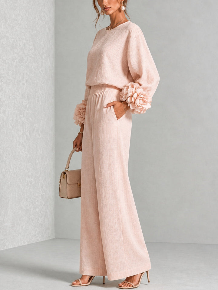 ROSALIE | FLORAL CUFF TWO-PIECE SET.