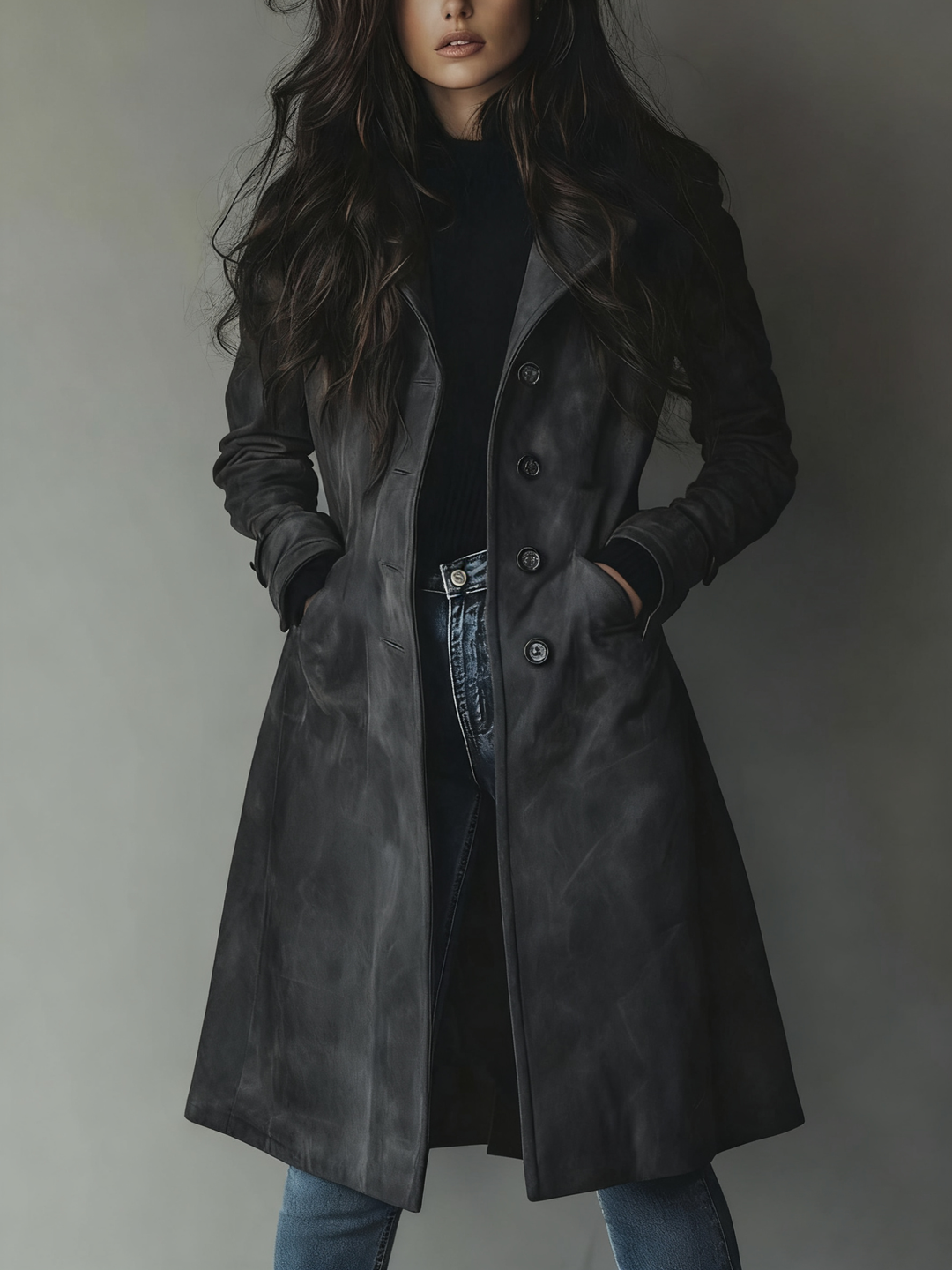 Héloïse | Vintage Suede Trench