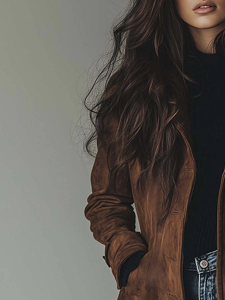 Héloïse | Vintage Suede Trench