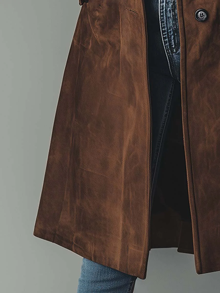 Héloïse | Vintage Suede Trench
