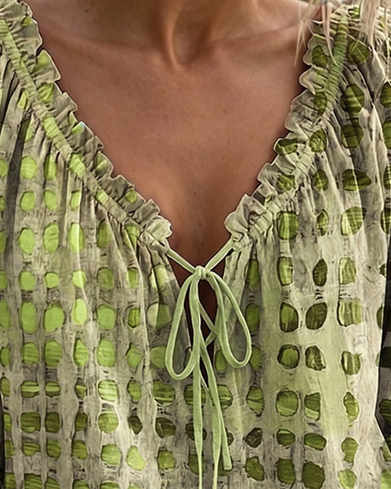 Roxan | Polka-dot blouse