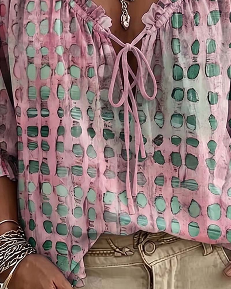 Roxan | Polka-dot blouse