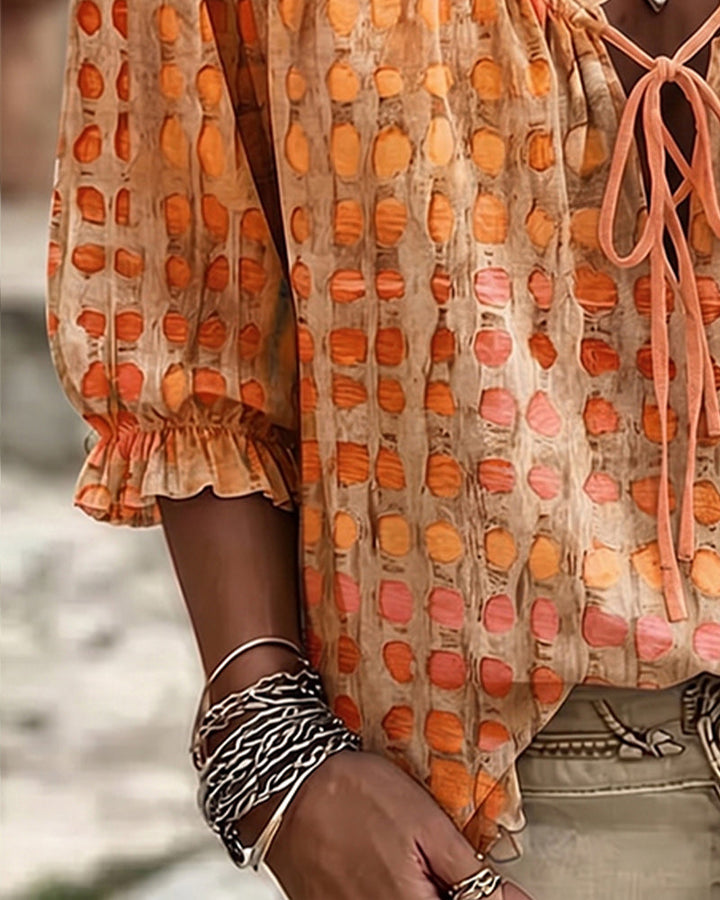 Roxan | Polka-dot blouse