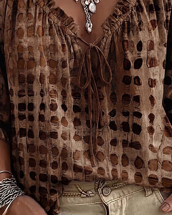 Roxan | Polka-dot blouse