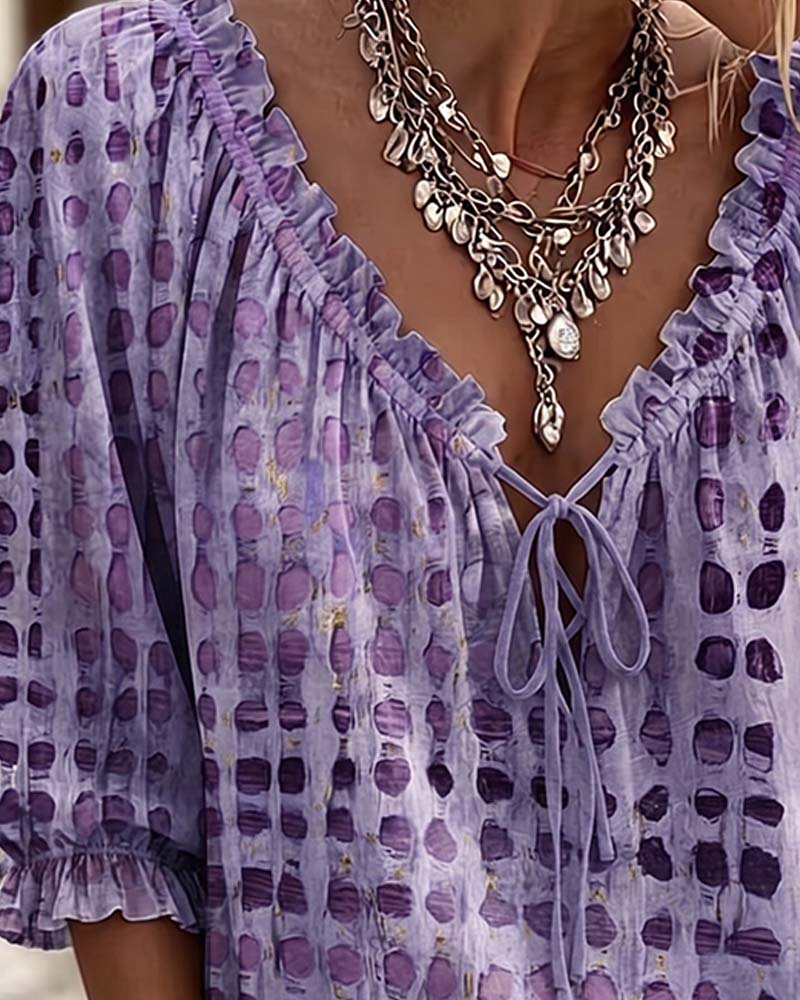 Roxan | Polka-dot blouse