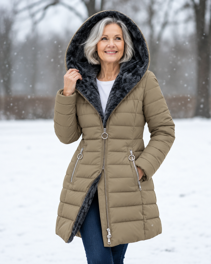 Aveline™ | Elegant Winter Coat with Hood