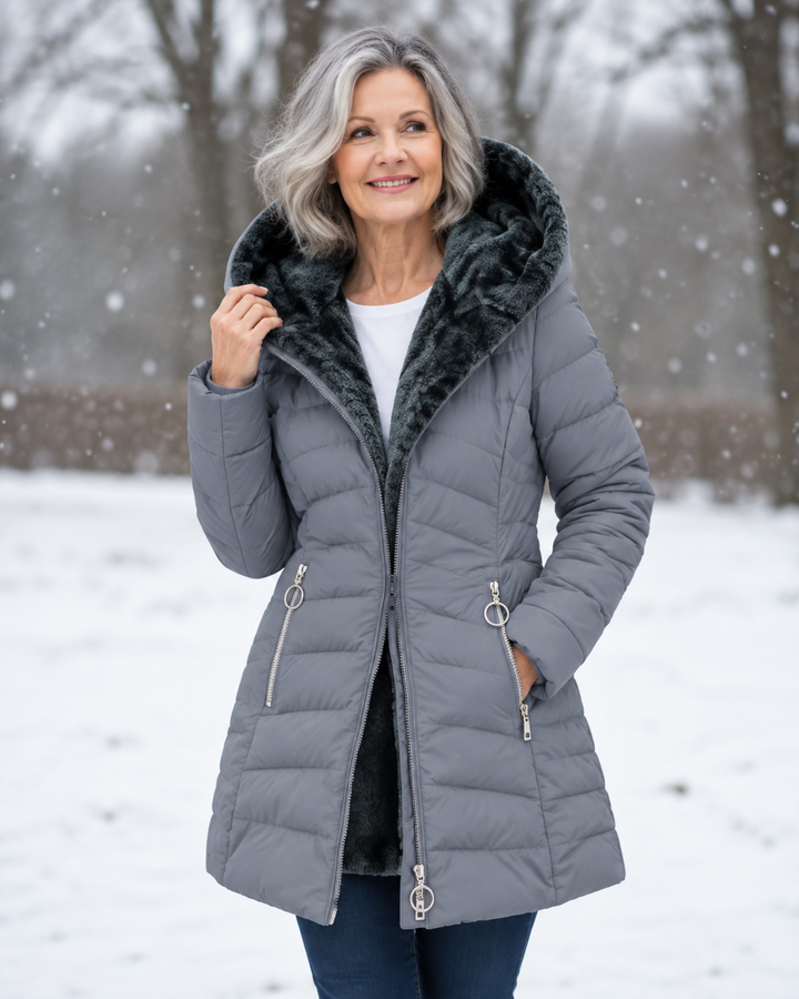 Aveline™ | Elegant Winter Coat with Hood