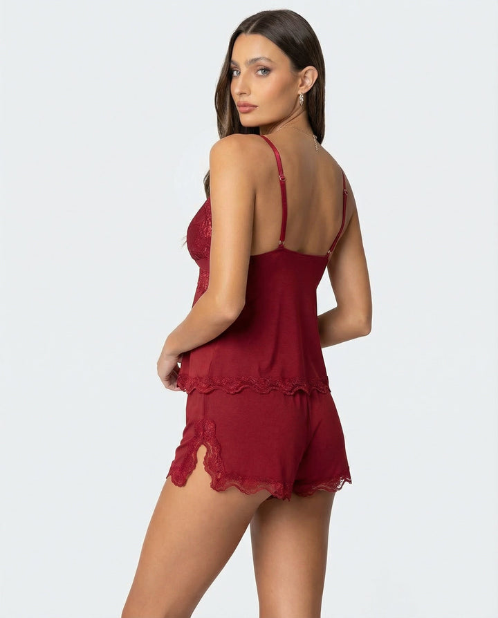 Hélène Midnight Lace Set