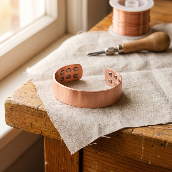 Vera's Anvil Copper Bracelet