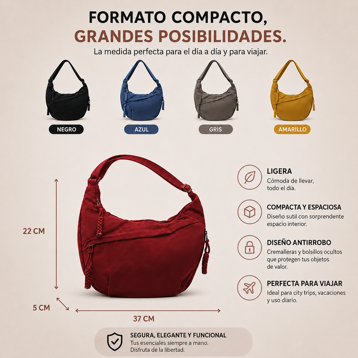 Aria | Black Shoulder Bag