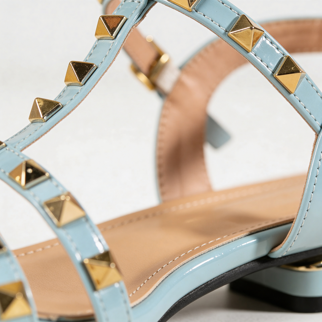 Odette Studded T-Strap Sandal