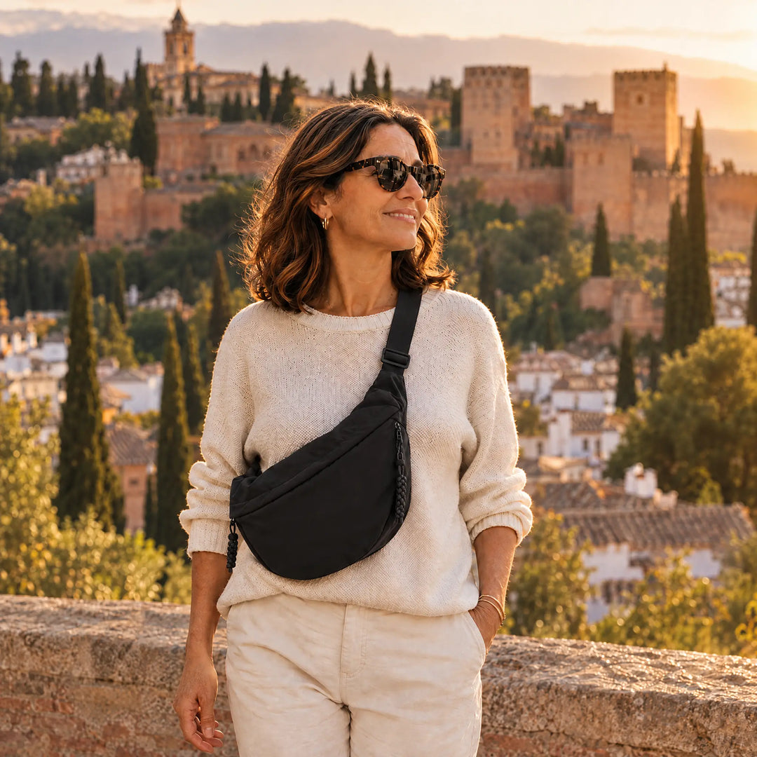 Aria | Black Shoulder Bag