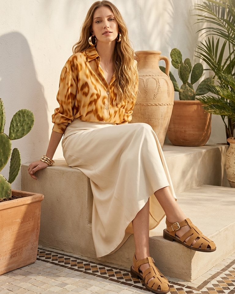 NAYA WOVEN CAGE SANDALS