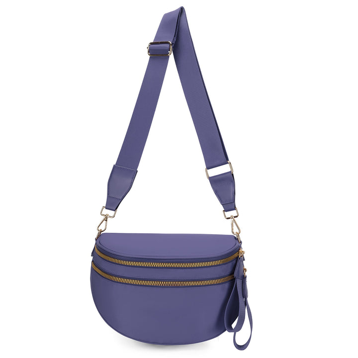 Olivia & Claire Checkered Crossbody Bum Bag
