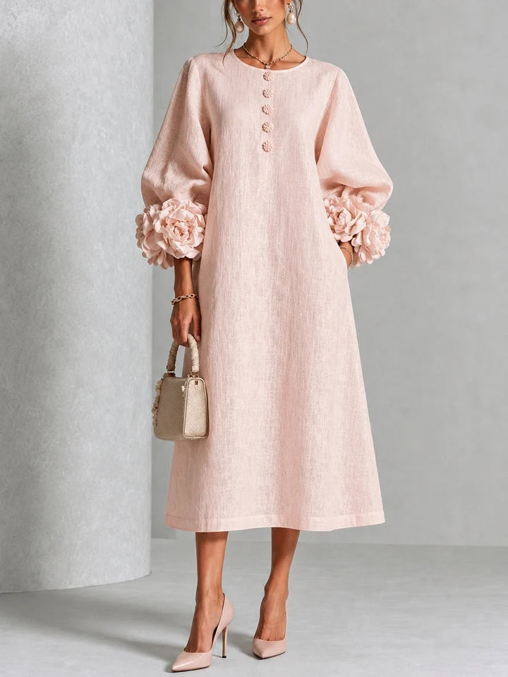 The Sybil Petal Midi Dress