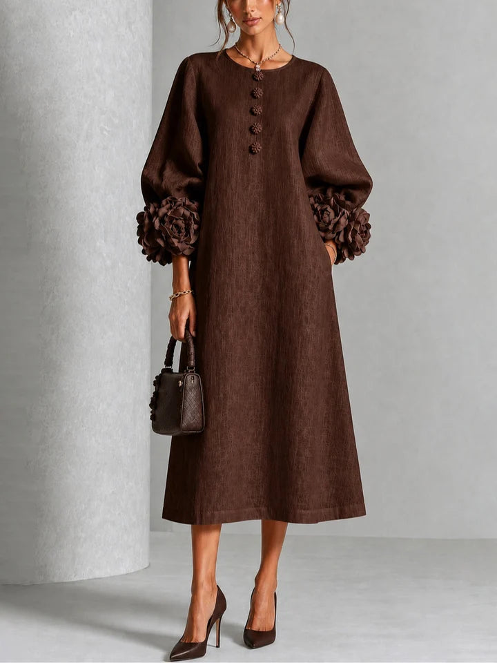 The Sybil Petal Midi Dress