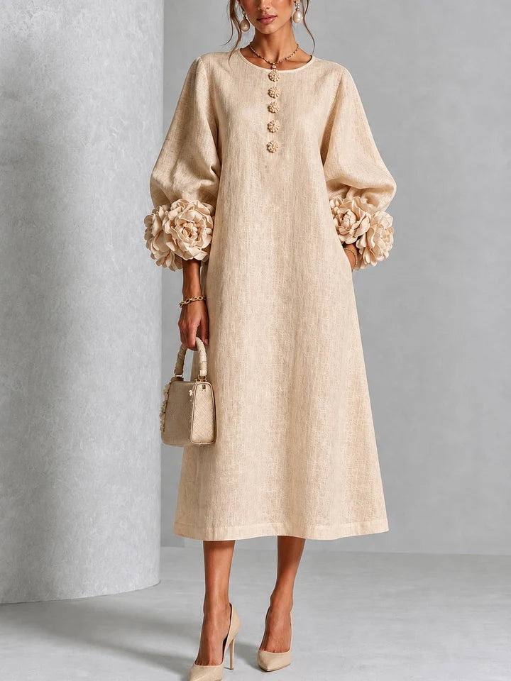 The Sybil Petal Midi Dress