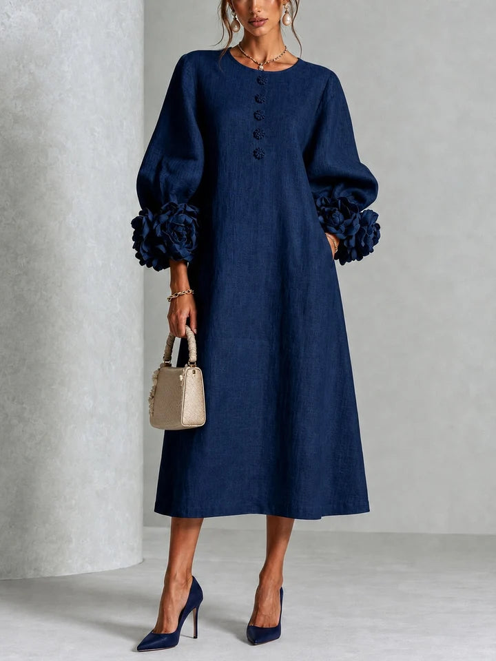 The Sybil Petal Midi Dress