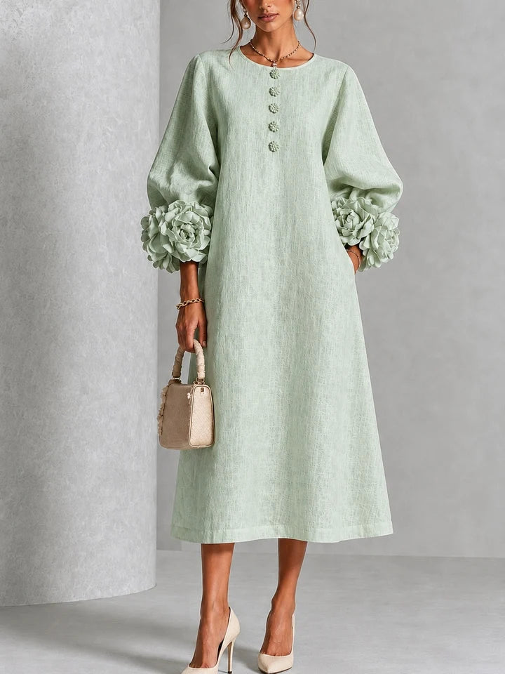 The Sybil Petal Midi Dress