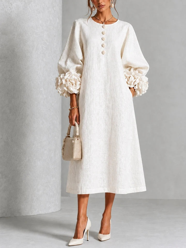 The Sybil Petal Midi Dress