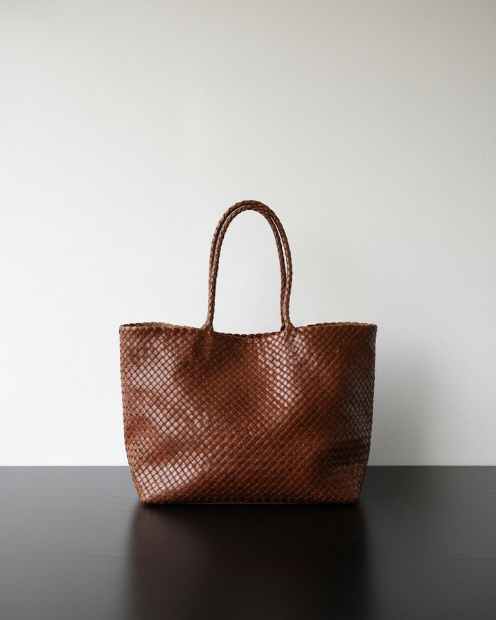 The Heritage Woven Leather Tote