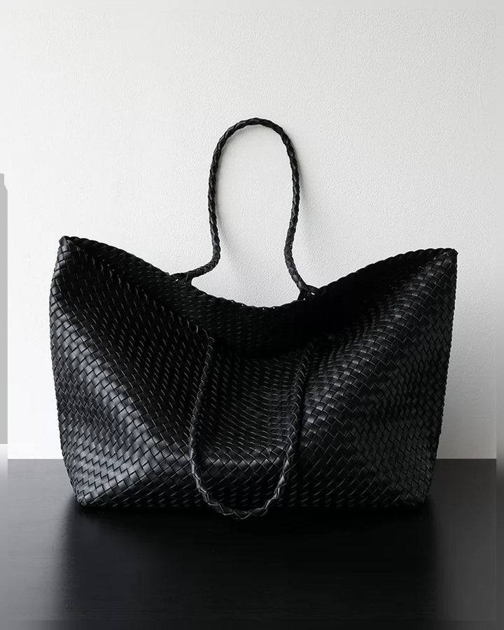 The Heritage Woven Leather Tote