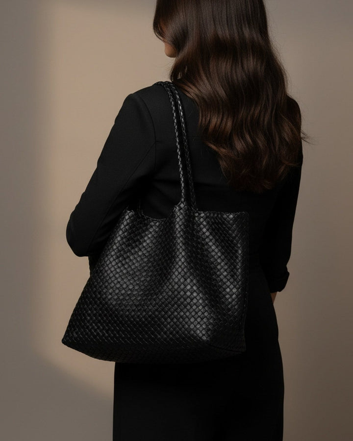 The Heritage Woven Leather Tote