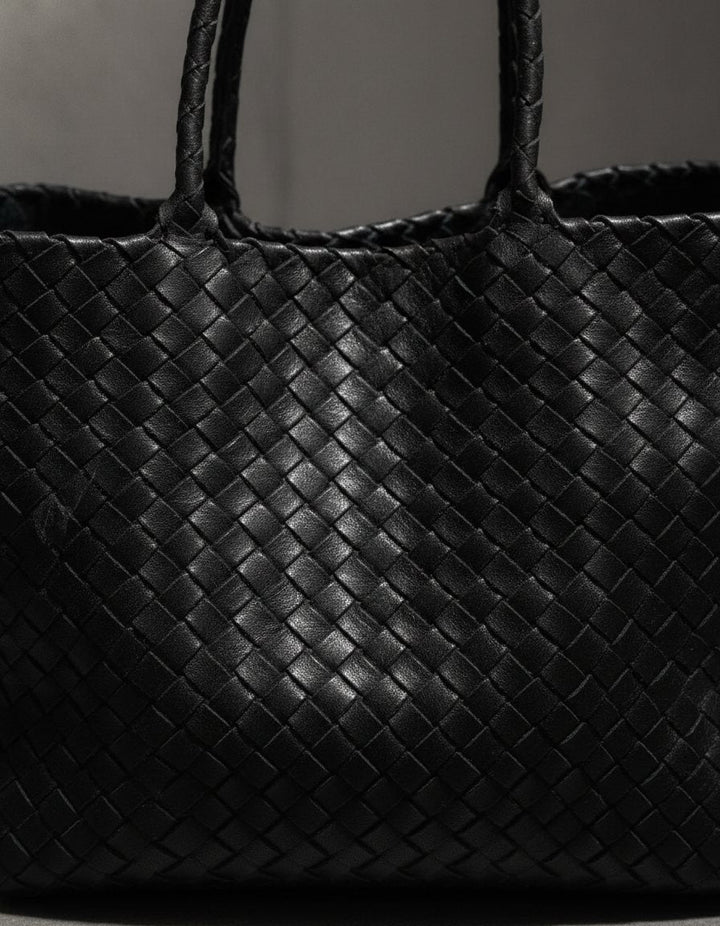 The Heritage Woven Leather Tote