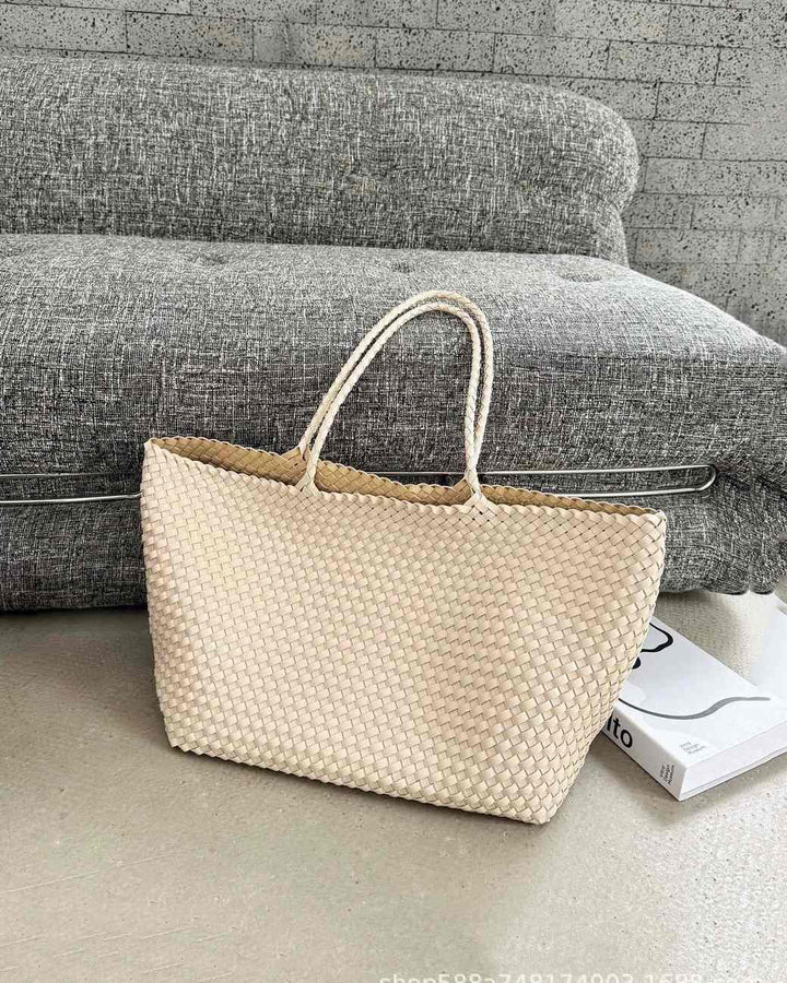 The Heritage Woven Leather Tote